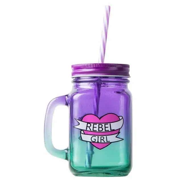 Zavařovací Sklenice Modrá (Mason Jar)