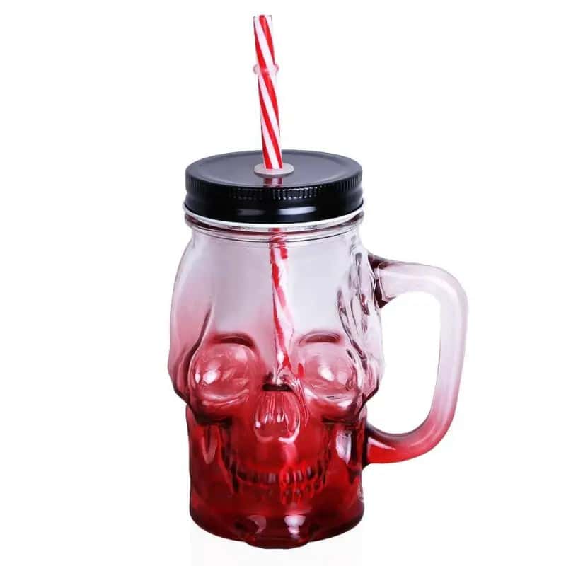 Zavařovací Sklenice Lebka (Mason Jar)