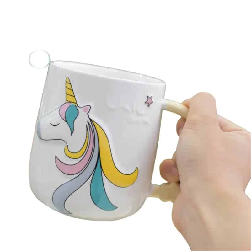 Vánoční Hrnek Porcelán Jednorožec