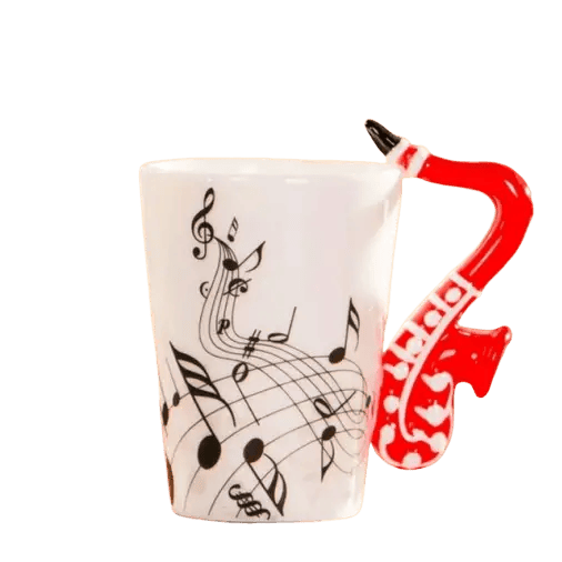 Originální Hrnek Hrnek Na Saxofon