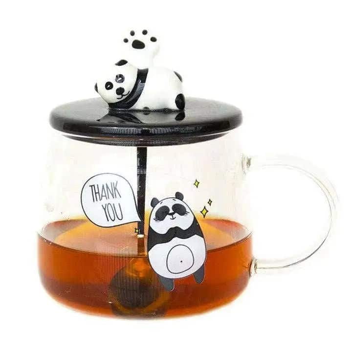 Hrnek Panda Průhledný