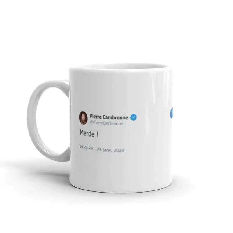 Originální Hrnek Tweet Cambronne "Sraní"