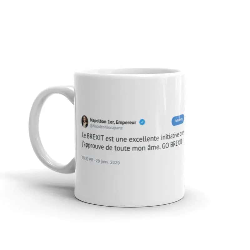 Originální Hrnek Tweet Napoleon "Brexit"