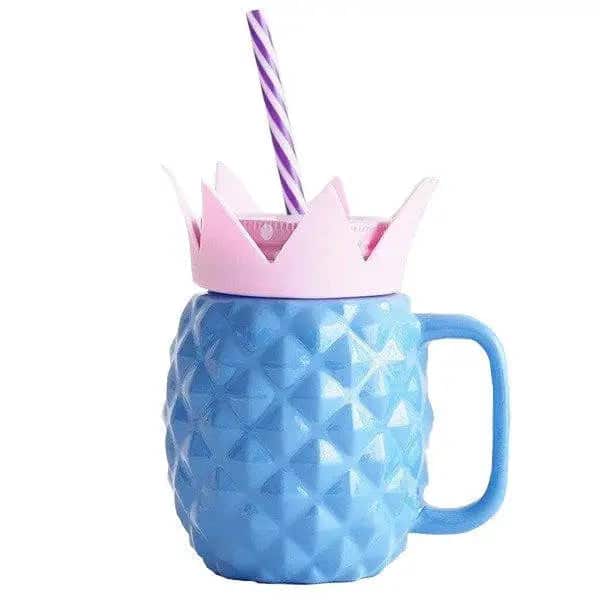 Sklenice Na Koktejly Ananas Se Slámou